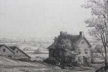 Load image into Gallery viewer, Ulysses Ricci, attributed to. American Landscape. Graphite drawing. XX C.