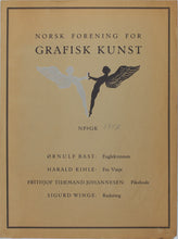 Load image into Gallery viewer, Ornulf Bast. The Bird Woman. Drypoint. 1947.