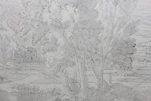 Load image into Gallery viewer, Etienne Allegrain. Italianate Landscape with Buildings. Ink and wash drawing. XVII C.