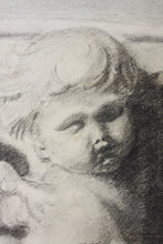 Load image into Gallery viewer, Verna Lewis(?). Study of a relief showing Putto. Graphite drawing. Late XIX/early XX C.