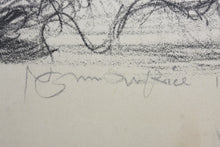 Load image into Gallery viewer, Seascape with church and houses. Lithograph. 1948.