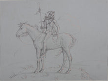 Load image into Gallery viewer, John F. Douglass. The Scout. Pastel drawing. Mid XX C.