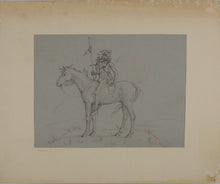 Load image into Gallery viewer, John F. Douglass. The Scout. Pastel drawing. Mid XX C.