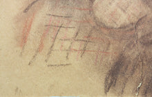Load image into Gallery viewer, Portrait of a Young Lady. Pastel chalks drawing. XX C.
