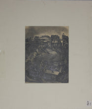 Load image into Gallery viewer, Charles Locke. Cityscape. Graphite drawing. 1920s.