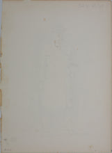 Load image into Gallery viewer, Charles Locke. Businessman with briefcase. Ink, pen, and brush drawing. 1958.