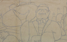 Load image into Gallery viewer, Jack Bennett. Female portrait, Bar scene, Cowboy, Bull, Party Pooper etc. Three sheets of graphite drawings. XX C.