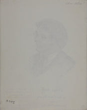 Load image into Gallery viewer, John Middleton Freeman. Portrait of Judge Robert M. Huff. Ink drawing. 1980.