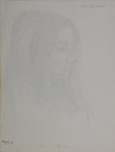 Load image into Gallery viewer, John Middleton Freeman. Portrait of Pam. Ink drawing. 1975.