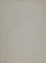 Load image into Gallery viewer, John Middleton Freeman. Portrait of an artist Bob Lawrence. Ink drawing. Late XX C.
