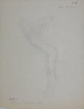 Load image into Gallery viewer, John Middleton Freeman. Olga Korbut on TV. Graphite drawing. Late XX C.