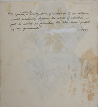 Load image into Gallery viewer, John Middleton Freeman. Portrait of an intellectual (Self-portrait). Ink drawing. 1984.