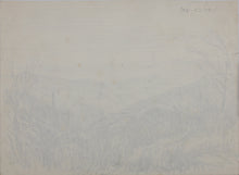 Load image into Gallery viewer, John Middleton Freeman. Power line landscape. Ink drawing. Late XX C.