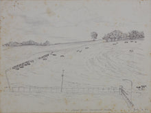 Load image into Gallery viewer, John Middleton Freeman. James River Correctional Center. Graphite drawing. 1982.