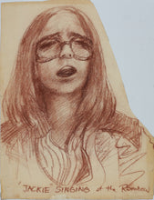 Load image into Gallery viewer, John Middleton Freeman. Two portraits of Jacqueline Marion. Sanguine drawings. 1981.
