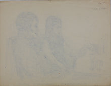 Load image into Gallery viewer, John Middleton Freeman. At the Village Inn Charlottesville Virginia. Ink drawing. Late XX C.