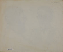 Load image into Gallery viewer, John Middleton Freeman. Portrait of Dean Bosserman and an Architecture student. Brownish Conte crayon drawing. Late XX C.