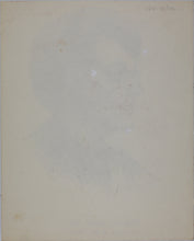 Load image into Gallery viewer, John Middleton Freeman. Portrait of Marcia West. Brownish Conte crayon drawing. Late XX C.