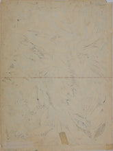 Load image into Gallery viewer, John Middleton Freeman. Floral ornament with lion's head. Mix media drawing. 1965.