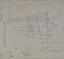 Load image into Gallery viewer, John Middleton Freeman. Seated nude model. Sanguine drawing. Late XX C.