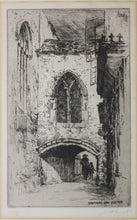 Load image into Gallery viewer, Walter Henry Sweet. Stephens Bow, Exeter. Etching. 1920th.