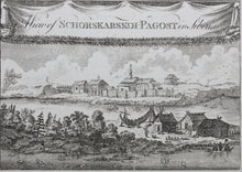 Load image into Gallery viewer, Charles Theodore Middleton. A view of Schorskarskoi-Pagost in Siberia/A view of Trojesski on the Siberian River Oby. Engraving. 1777.