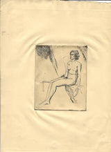 Load image into Gallery viewer, A Suite of five American Female Nude Etching Proofs. Mid XX C.
