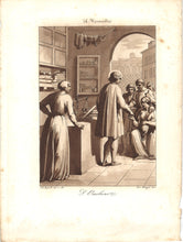 Load image into Gallery viewer, Giovanni Wenzel. Philippe Bigioli. S. Martino Vescovo. S. Martin I. S. Stanislaus Kostka. S. Homobonus. S. Gertrude the Great. Five aquatints. 1843.