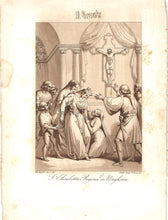 Load image into Gallery viewer, Giovanni Wenzel. Philippe Bigioli. Saint Odo of Cluny. Saint Gregory Thaumaturgus. Saint Frigidian. Saint Elizabeth of Hungary. Saint Felix of Valois. Presentation of Mary. Six aquatints. 1843.