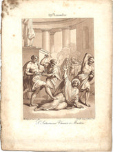 Load image into Gallery viewer, Giovanni Wenzel. Philippe Bigioli. Saint John of the Cross. Saint Sylvester Abbot. Saints Barlaam and Josaphat. Saint James of the Marches. Saint Saturninus. Saint Andrew. Six aquatints. 1843.