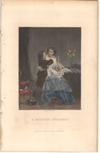 Load image into Gallery viewer, G. Smith; Alfred Jones Esq; C. Calix, after. Victorian Mother and Child: "Ladies' Repository", six Illustrations. Color steel engravings by W. Wellstood and S. V. Hunt. 1869.