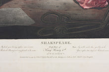 Load image into Gallery viewer, James Northcote, after. Shakespeare. King Henry 6th, part 1. Act II. Sc. V. Engraved by Robert Thew. Hand-colored. 1792.
