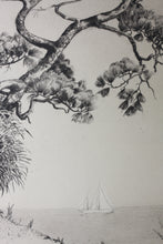 Load image into Gallery viewer, Walter Ronald Locke. Along the Gulf of Mexico. Florida. Etching. 1934.