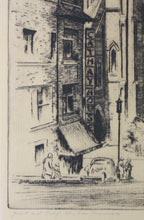 Load image into Gallery viewer, Arthur W. Palmer. Grant and California Street, San Francisco. Etching. Mid XX C.