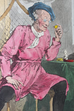 Load image into Gallery viewer, John Augustus Atkinson. The Virtuoso. Hand-colored aquatint. 1819.