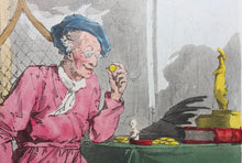 Load image into Gallery viewer, John Augustus Atkinson. The Virtuoso. Hand-colored aquatint. 1819.