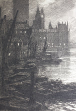Load image into Gallery viewer, David Law. Westminster. Etching. 1884.
