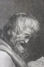 Load image into Gallery viewer, Peter Paul Rubens, after. St. Simon. Engraving. XVIII. C.
