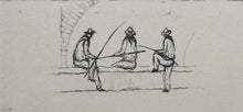 Load image into Gallery viewer, R. Manuel. Pont Neuf and ile de la Cite in Paris. Etching. XX C.