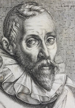 Load image into Gallery viewer, Andries Jacobsz Stock. Portrait of Gillis van Coninxloo (II). Engraving. 1610.
