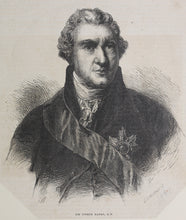 Load image into Gallery viewer, Eduard Kretzschmar. Portrait of Sir Joseph Banks, K.B. Engraving. 1840th.