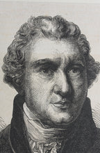 Load image into Gallery viewer, Eduard Kretzschmar. Portrait of Sir Joseph Banks, K.B. Engraving. 1840th.