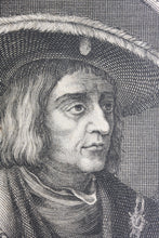 Load image into Gallery viewer, Monogrammist LM, after. Portrait of Maximilien I, Empereur. Engraving by René Gaillard. 1755 -1777.