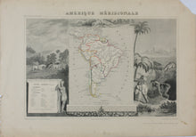 Load image into Gallery viewer, Victor Levasseur. Map of Amérique méridionale. 1850 - 1900.