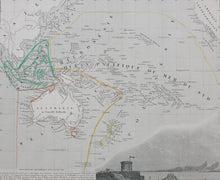 Load image into Gallery viewer, Victor Levasseur. Map of Oceania. 1850 - 1900.