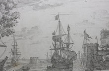 Load image into Gallery viewer, Claude Lorrain, after. Ulisse. Etching by Dominique Barrière. 1664.