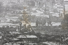 Load image into Gallery viewer, Claude Lorrain. Le Campo Vaccino (The Roman Forum). Etching. 1636.
