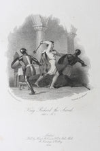 Load image into Gallery viewer, Abraham Cooper, after. Shakespeare. King Richard the Second. Act 5. Sc.5. Engraving and etching by James Mitchell. 1826.