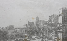 Load image into Gallery viewer, Claude Lorrain. Le Campo Vaccino (The Roman Forum). Etching. 1636.