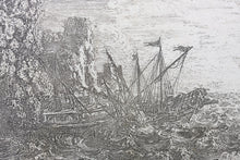 Load image into Gallery viewer, Claude Lorrain. The Tempest. Etching. 1630.
